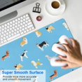 thumbnail image 4 of Long Mouse Pads for Desk,Kirky Hasky Dalmatian Desk Mats on Top Of Desks, Desk Mouse Pad Extra Large with 3mm Non-Slip Base and Stitched Edge for Gaming,Office,Work,Home 31.5"x11.8", 4 of 6