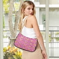 thumbnail image 5 of FORMRS Womens Shoulder Bag with Chain Strap Clutch Purse Cute Tote Handbag, Pink Doughnuts, 5 of 7