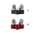 thumbnail image 4 of Xingzhi 5/16 Terminal Block Studs M8 48V Positive RV Junction Blocks Rustproof Insulated Dual Power Distribution Stud Connecting Rod Black, 4 of 6