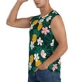 thumbnail image 3 of Picia Tropical Fruit mens Cotton Tank Undershirts , Moisture-wicking Ribbed Tanks, Lightweight Cotton Tank Undershirts-Medium, 3 of 8