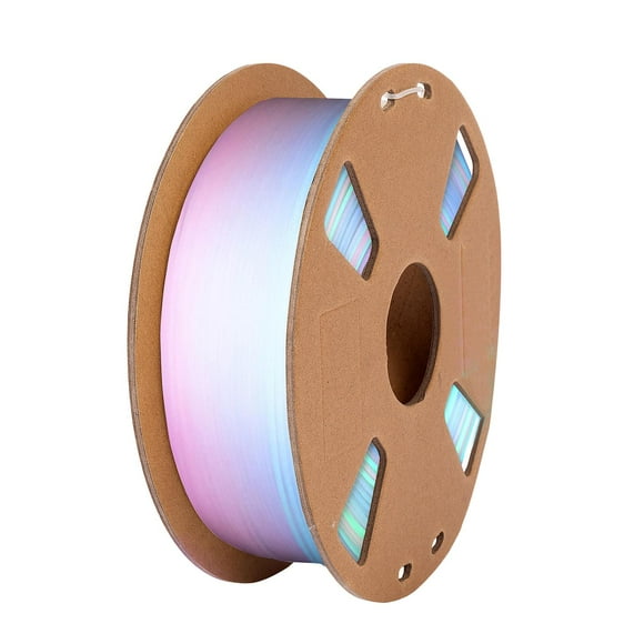 Filamento de impresora 3D PLA que en la oscuridad, precisión de arcoíris +/- 0,02 mm, material de impresión 3D premium multicolor profesional 1 kilogramo