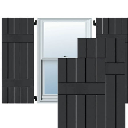 UPC 889274335410 product image for Ekena Millwork Exterior 5 Composite Wood Board-N-Batten Shutter (Set of 2) | upcitemdb.com