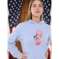 thumbnail image 2 of 4Th Of July Flag Spray Hoodie Women -Image by Shutterstock, Female 3X-Large, 2 of 4