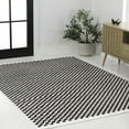 thumbnail image 7 of JONATHAN Y SCANDINAVIAN 4 x 6 Area Rug, Finn Minimalist Checkered Monotone - Black/White, SCN108B-4, 7 of 7