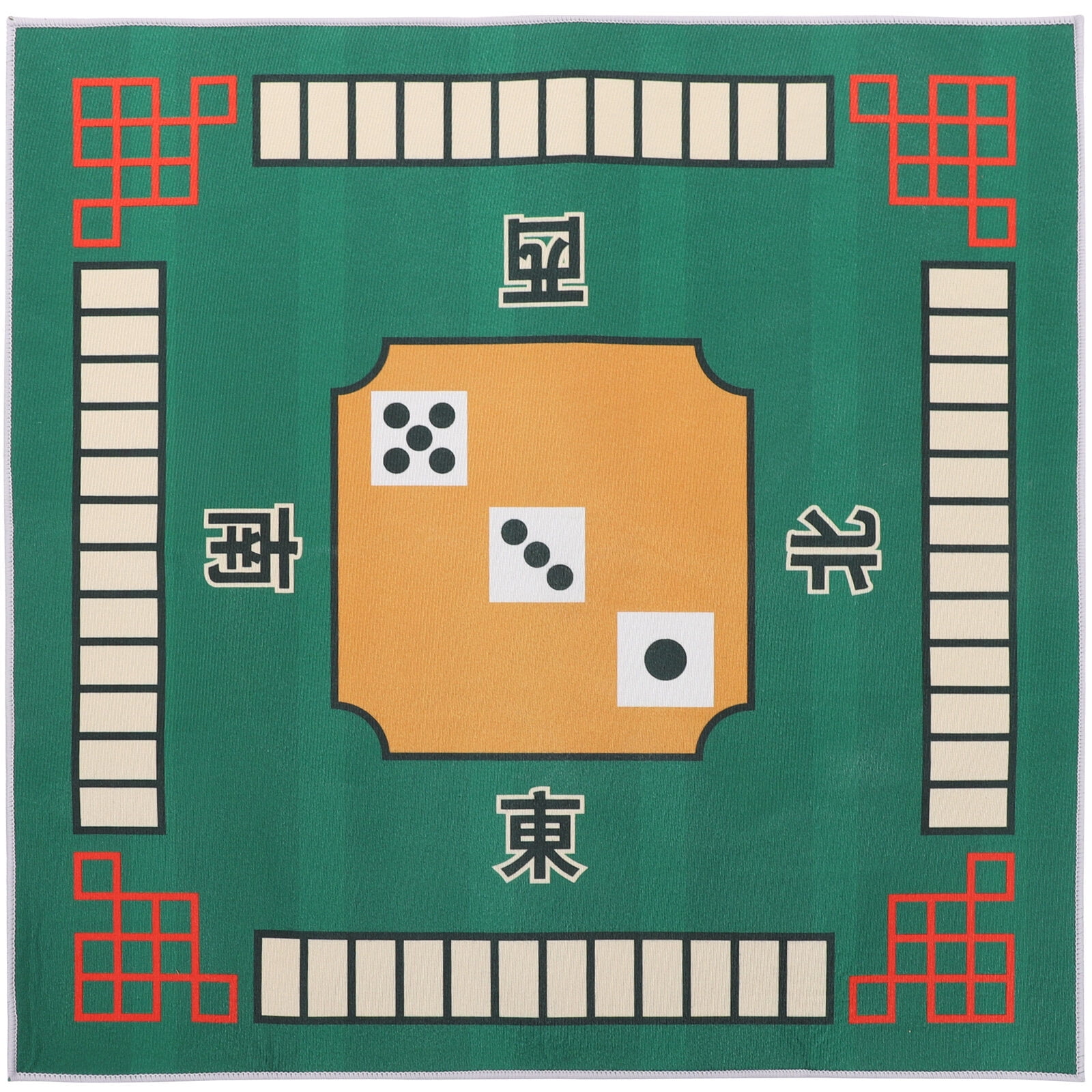 Abaodam 2 Pçs Toalha De Mesa Mahjong Tapete De Mesa De Pôquer Tapete De  Mesa Verde Decoração Verde Tapetes De Jogo De Mahjong Placa Decorativa  Tapete De Mahjong Almofada De Mahjong Tapete