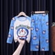 thumbnail image 1 of Pijamas para niños, conjunto de ropa para el hogar de manga larga para niñas de estilo coreano, ropa fina para aire acondicionado para bebés, ropa para niños de primavera y otoño, 1 of 2