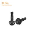thumbnail image 3 of Uxcell 30Pack #10 x 3/4" Hex Washer Head Self Tapping Screws Sheet Metal Screws, 3 of 5
