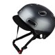 thumbnail image 3 of Casco de bicicleta eléctrica para adultos, casco de seguridad semicubierto Universal de moda para 4 estaciones, titanio brillante, 3 of 5