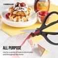 thumbnail image 5 of Farberware Edgekeeper Stainless Steel Shears with Black Handle Sleeve with Built-in Sharpening, 5 of 20