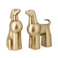 thumbnail image 1 of IMAX 23405-2 Surrey Gold Dog Statuaries - Lot de 2, 1 of 1