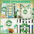thumbnail image 5 of Household Pendant, Ongmies Wooden St. Day Decoration Door Wreath for Front Door Sign Wall Signs Spring Decoration Irish Sign Welcome Hanging for Home Decor Outdoor I, Green, 5 of 7