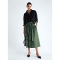 thumbnail image 2 of Free Assembly Women's Ruffle Neck Pointelle Cardigan Sweater, Midweight, Sizes XS-XXL, 2 of 5