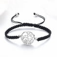 thumbnail image 4 of Tree of Life in Circle Braided Rope Bracelet Memorial Cremation Jewelry for Ashes Holder Funeral Urn Bracelet for Ashes, 4 of 7