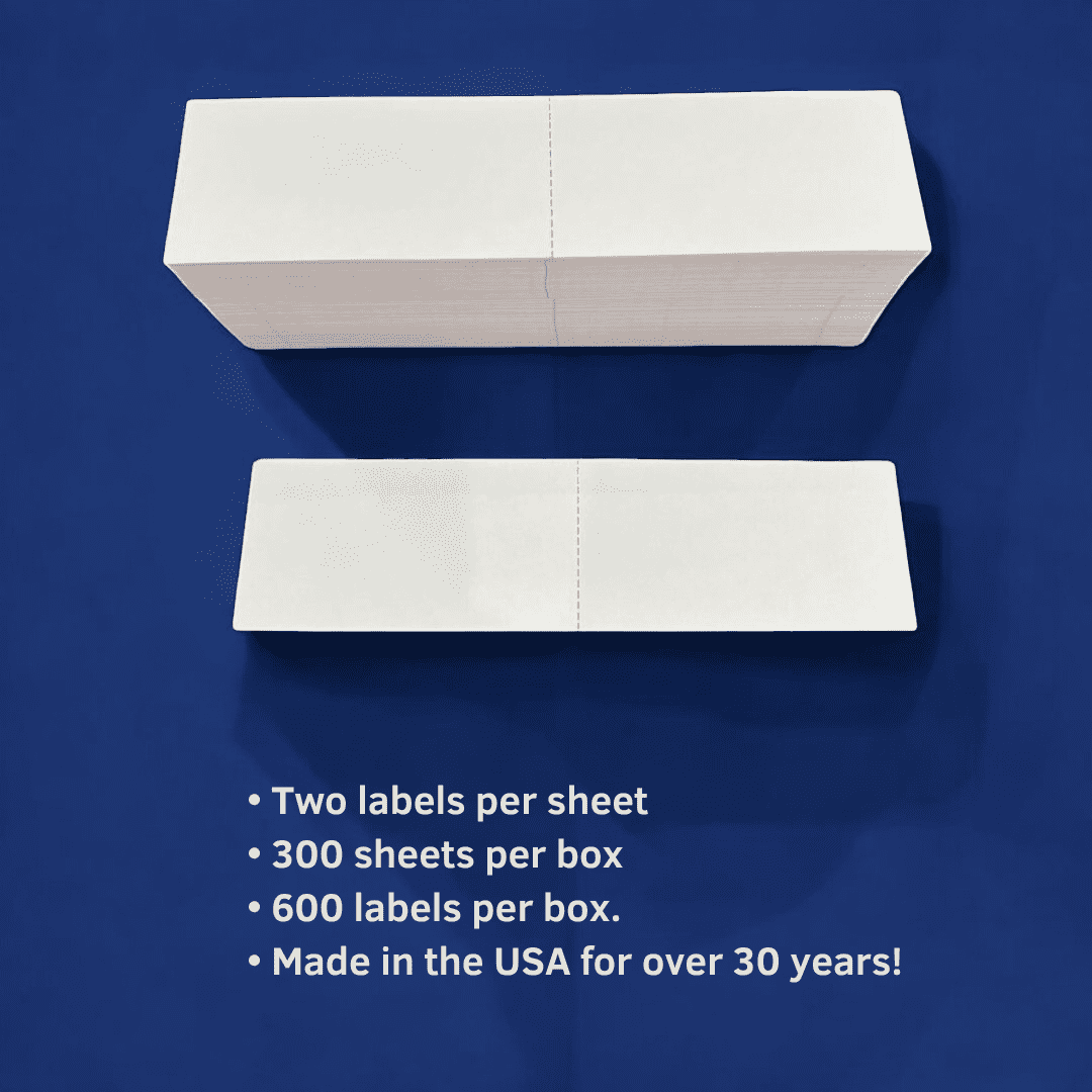 (USPS Approved) Pitney Bowes #625-0 Compatible Postage Meter Tape, 600 Labels in Protective Easy Feed Box  Premium Adhesive Bright White by Preferred Postage Supplies