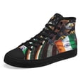 thumbnail image 7 of American flag Grown With Indian Roots High Top Canvas Shoes Sneakers Black Size 8.5, 7 of 7