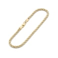 thumbnail image 2 of Pulso Torzal Casa del Anillo 2 OROS SÓLIDO 14K amarillo 18.5 cm 2.0 mm unisex, 2 of 3