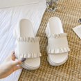 thumbnail image 1 of Zapatillas de tacón alto para mujer, zapatos de plataforma con cuña informales para mujer, zapatillas deslizantes de playa para mujer con aumento de altura y punta abierta a la moda, Femm38 Gao Jinjia LED, 1 of 2