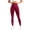 Wine, variant on Women's Yoga Pants Solid Color High Waist Abdomen Raising Hip Shaping Naked Tight Elastic Pants Casual Daily Wear