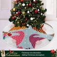 thumbnail image 6 of FMSHPON Christmas WinterGnome Xmas Christmas Tree Skirt Stand Mat for Holiday Party Decoration Indoor Outdoor 36 inches, 6 of 6