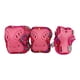 thumbnail image 2 of Conjunto de equipo de protección para niños, rodilleras, coderas, muñequeras, portátiles para niños gruesos Rosa Cola rodilleras, 2 of 8