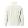 thumbnail image 6 of Cropped Sweatshirt Men 1/4 Zip Up Stand Collar Long Sleeve Fleece Warm Thermal Fall Pullover, 6 of 8