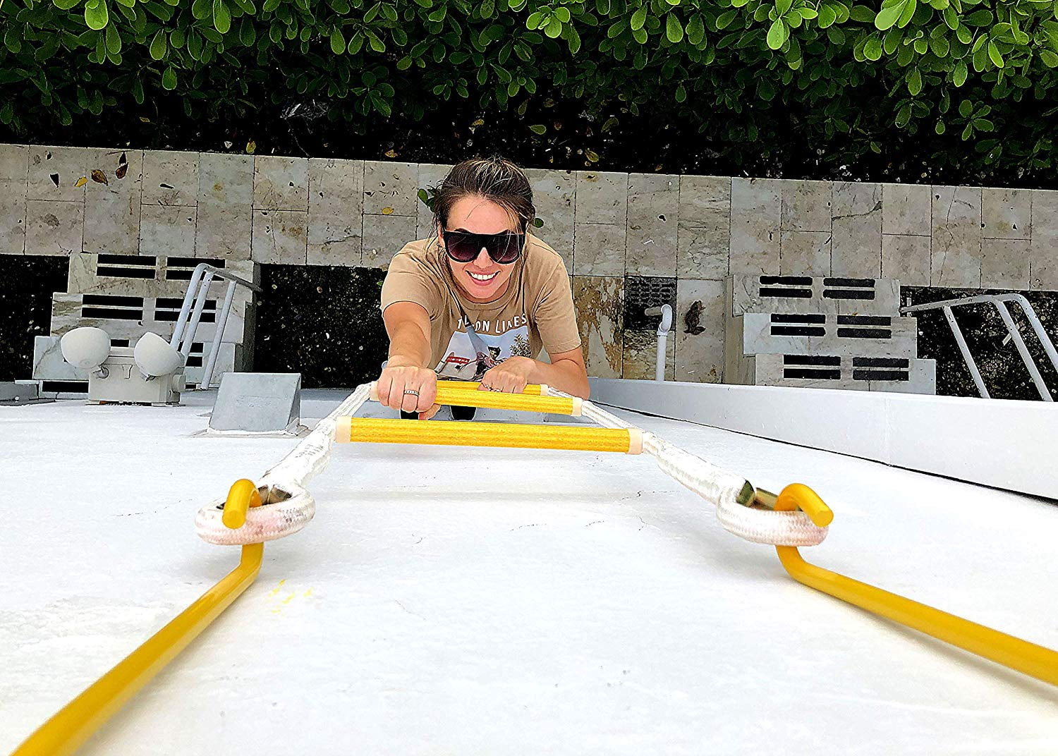 Emergency Fire Escape Rope ladder 3 - 4 Story Homes 32 ft (10m) - Walmart.com