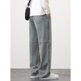 thumbnail image 5 of Pantalones vaqueros Retro de pierna ancha para hombre, Vaqueros rectos informales de algodón, talla grande 6XL, 7XL, 8XL, novedad de 2024, 5 of 5