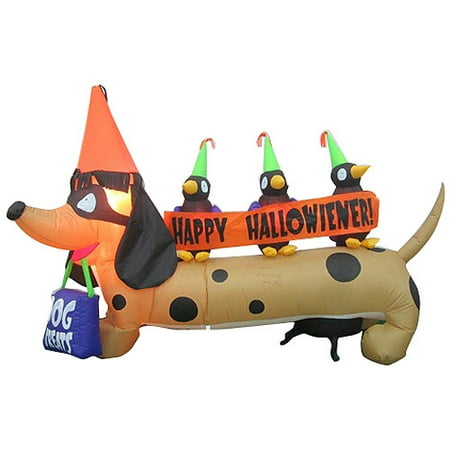 Halloween 4 Foot Airblown-hallowiener Dog