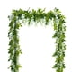 thumbnail image 2 of Guirnalda colgante de ratán, flores artificiales, guirnalda de glicinas, corona de simulación de vid, flores artificiales, guirnalda de glicinas, confiable y duradera, 2 of 7
