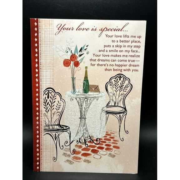 Love Greeting Card w/Envelope