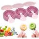 thumbnail image 1 of Molde para helado, molde para paletas, molde de silicona esquimal, Mini molde para helado, paletas de silicona reutilizables, molde para helado DIY fucsia JAMW Sencillez, 1 of 5