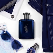 Polo Blue 0.34 Parfum Spray by Ralph Lauren Mini for Men