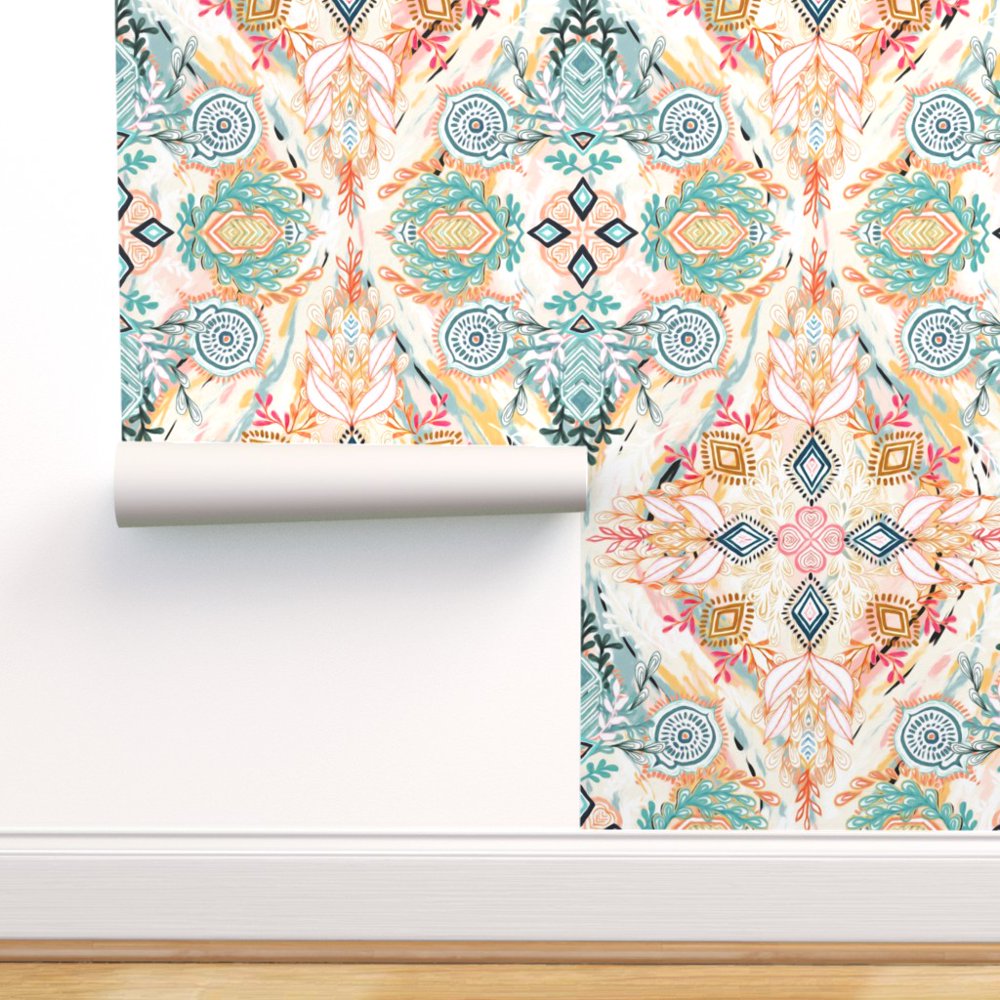 PeelandStick Removable Wallpaper Abstract Tile Decor Summer Home