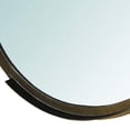 thumbnail image 4 of Benzara BM230219 Miroir en Métal de Forme Ronde avec Corniche&44; Bronze Antique, 4 of 5