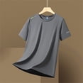 thumbnail image 2 of Mens Shorts Quick Drying Short Sleeve T-Shirt Lightweight Workout T Shirts for Gym,Athletic,Running, 2 of 4