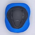 thumbnail image 4 of monopatín bicicleta equipo de protección conjunto codo muñequera conjunto tablero Azul Zulema rodillera para niños pequeños, 4 of 8