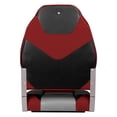 thumbnail image 4 of Leader Accessories High Back Fold-Down Fishing Boat Seats (2 Seats),Black/Red, 4 of 7