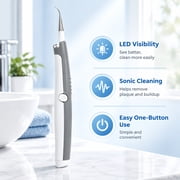 ELDORIX Led Sonic Dental Scaler Tooth Calculus Remover Stains Tartar Cleaner Tool Tooth Scraper Plaque Tartar Remover Teeth Cleaning Tools Plaque Remover