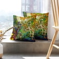 thumbnail image 6 of LALILO Throw Pillow Covers Colorful Rainbow Tiles Color Internet Art Cushion Cover 18" x 18", 2 Pack, 6 of 6