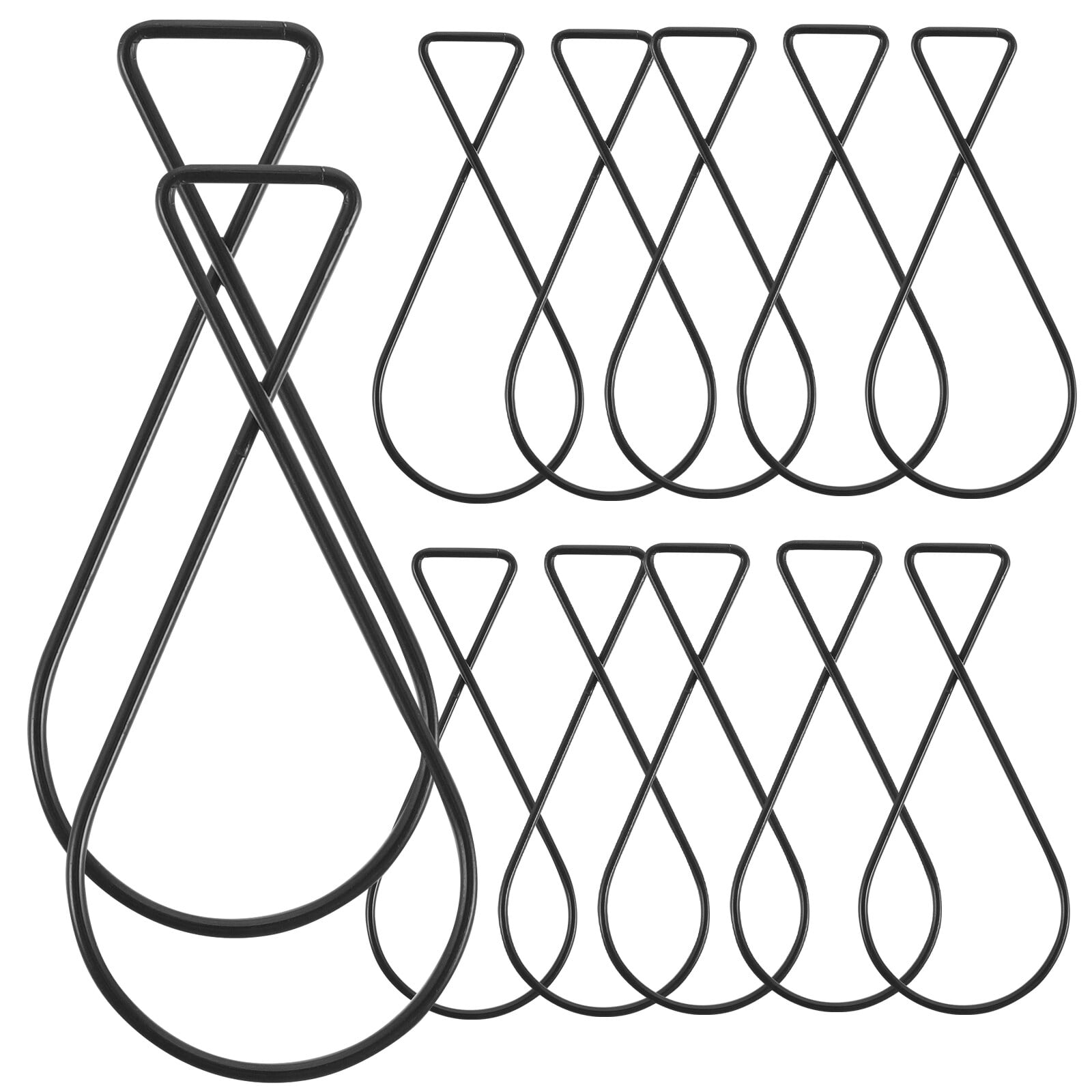 100pcs Ceiling Hook Clips Drop Ceiling Hanger Hooks Hanging Suspended Ceiling Tile Grid Clips