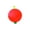 Red, variant on Eagle Claw Float Round Foam Weighted Snap-On Chartreuse 2ct 11/2'