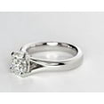 thumbnail image 3 of 2Ct Round Cut Lab Created Diamond Solitaire Womens Engagement Ring 14K White Gold Plated Silver, 3 of 4