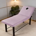 thumbnail image 2 of SIfdSeng Massage Fitted Sheet Brushed Polyester Bed Cover for Spa Salon & Universal Size with All Round Elastic Machine Washable, 2 of 6
