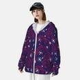 thumbnail image 3 of Daiia Dandelions Flowers With Dragonflies UPF 50+ Sun Protection Hoodie Jacket Lightweight Long Sleeve Sun Shirt for Women Men with Pocket Hiking Outdoor-Medium, 3 of 7