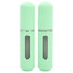 thumbnail image 1 of Botella de perfume, 2 piezas de 5 ml de perfume recargable mini botella de atomizador de perfume recargable atomizador de perfume ultra sensible, 1 of 8