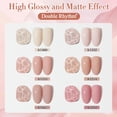 thumbnail image 3 of Set de esmaltes en gel Double Rhythm, 6 x 15 ml, mismo color, misma botella, 3 of 9