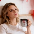 thumbnail image 5 of TIELUTT Heart Shaped Color Changing Ceramic Mug Thermochromic Reveal Design with Reveal Pattern Novelty Cute Glass Cups Kitchen Cups Fancy Divided Glass Food Storage Containers Cups Tumblers Outdoor, 5 of 5