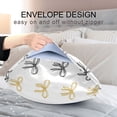 thumbnail image 5 of Ryvnso Satin Pillowcase Bow Pattern Pillow Cases Standard Size 30x20in, 5 of 6