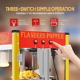 thumbnail image 4 of Ktaxon 10 oz Popcorn Machine 4 Gal Theater Countertop Popper, Red, 4 of 8