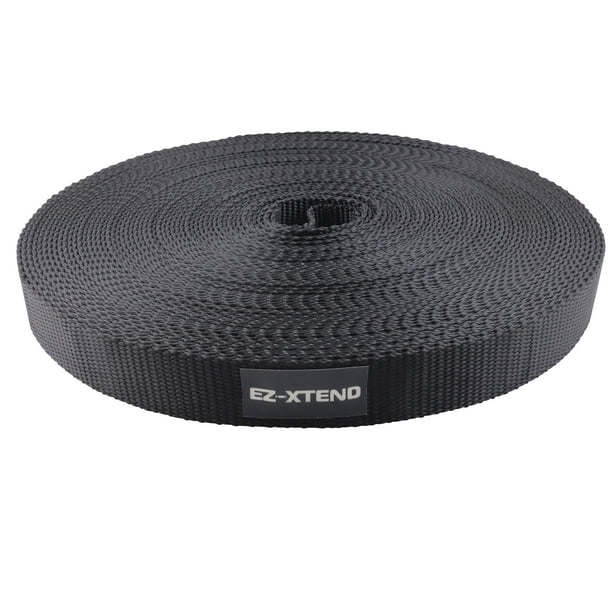 Ez-xtend Polyester Webbing 1 inch - Heavy Duty Strapping That Outlasts and Outperforms Nylon Webbing 1 inch and Polypropylene Webbing 1 inch - 4500 lb